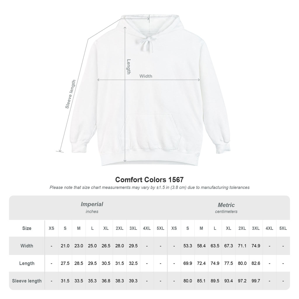 Pineapple Chika Chest Logo Hoodie — Tropical Graphic Garment-Dyed Pullover