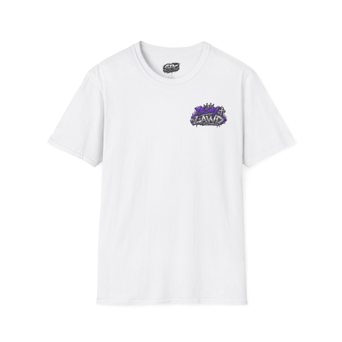 T-Shirt — Gnarled Purple 'LAW' Street Graffiti Logo