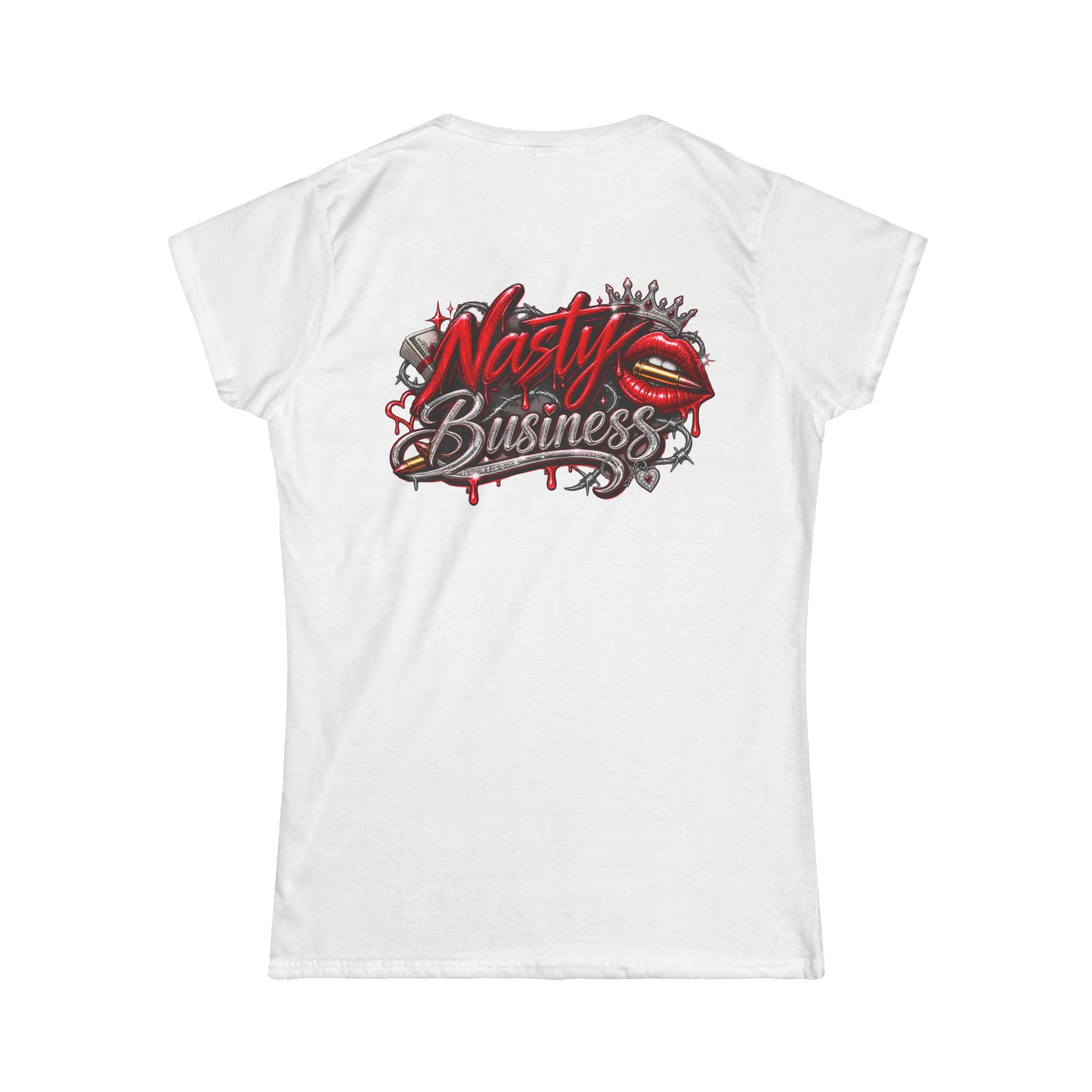 Women's White Tee — Classic Softstyle Short Sleeve T-Shirt
