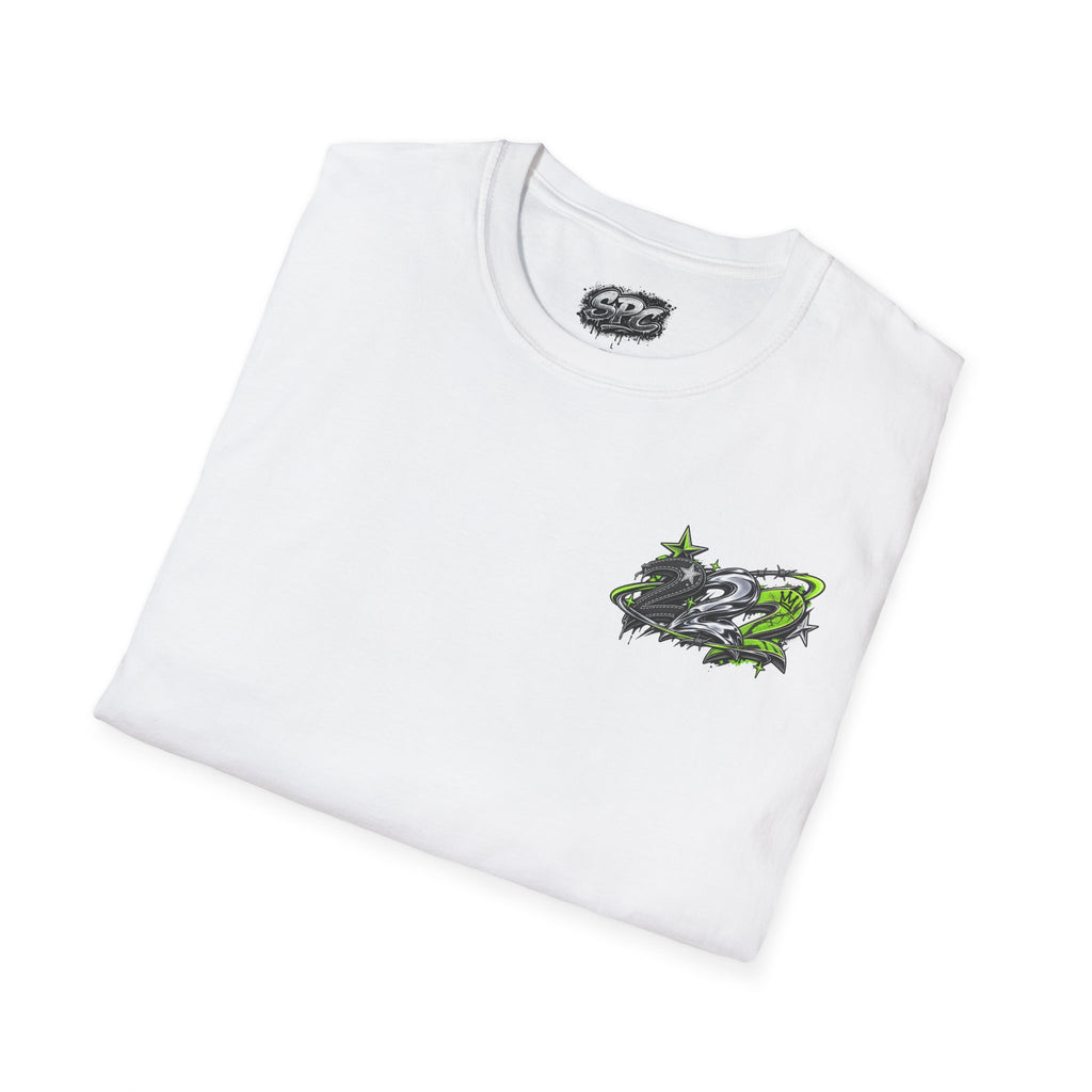 Racing Graphic T‑Shirt — Green Drift Emblem