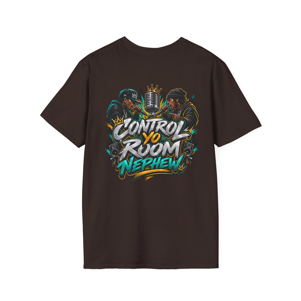 Control the Room Vibes T-Shirt — Graphic Pocket Logo Tee