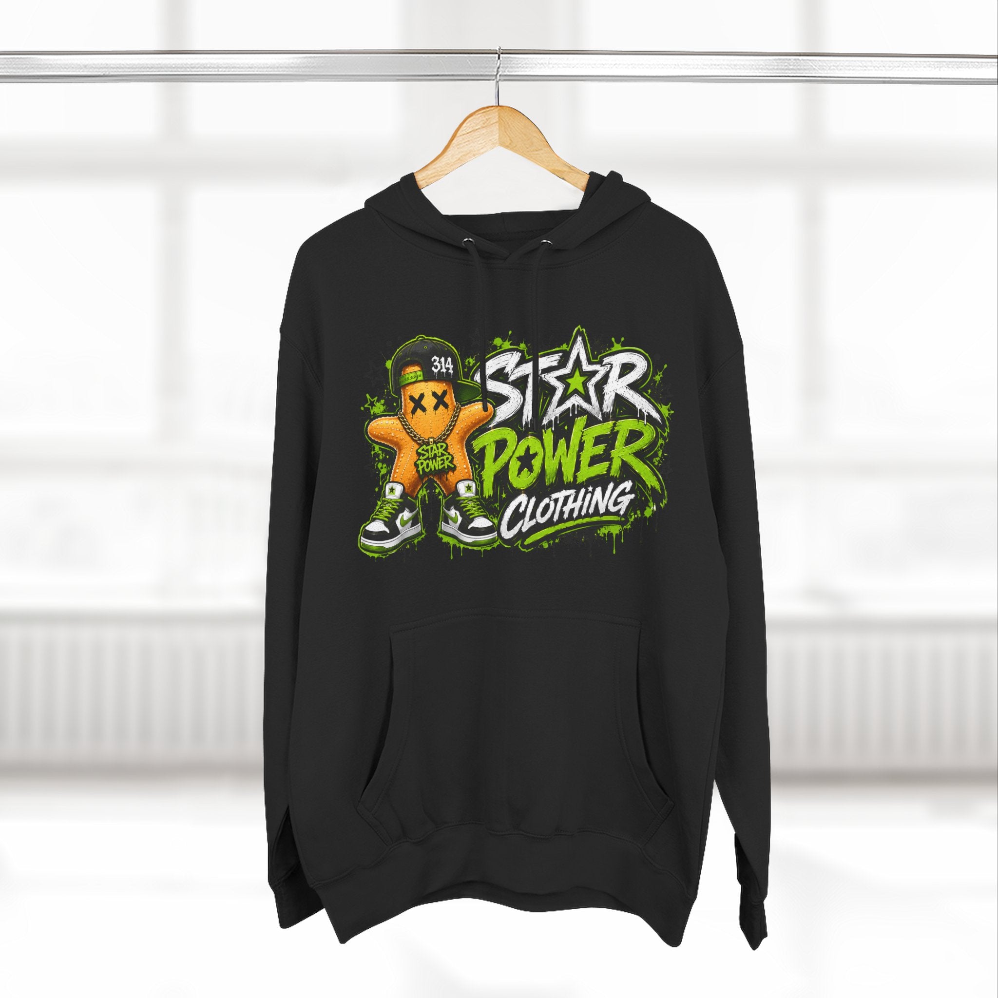 Star Power Clothing Graffiti Hoodie