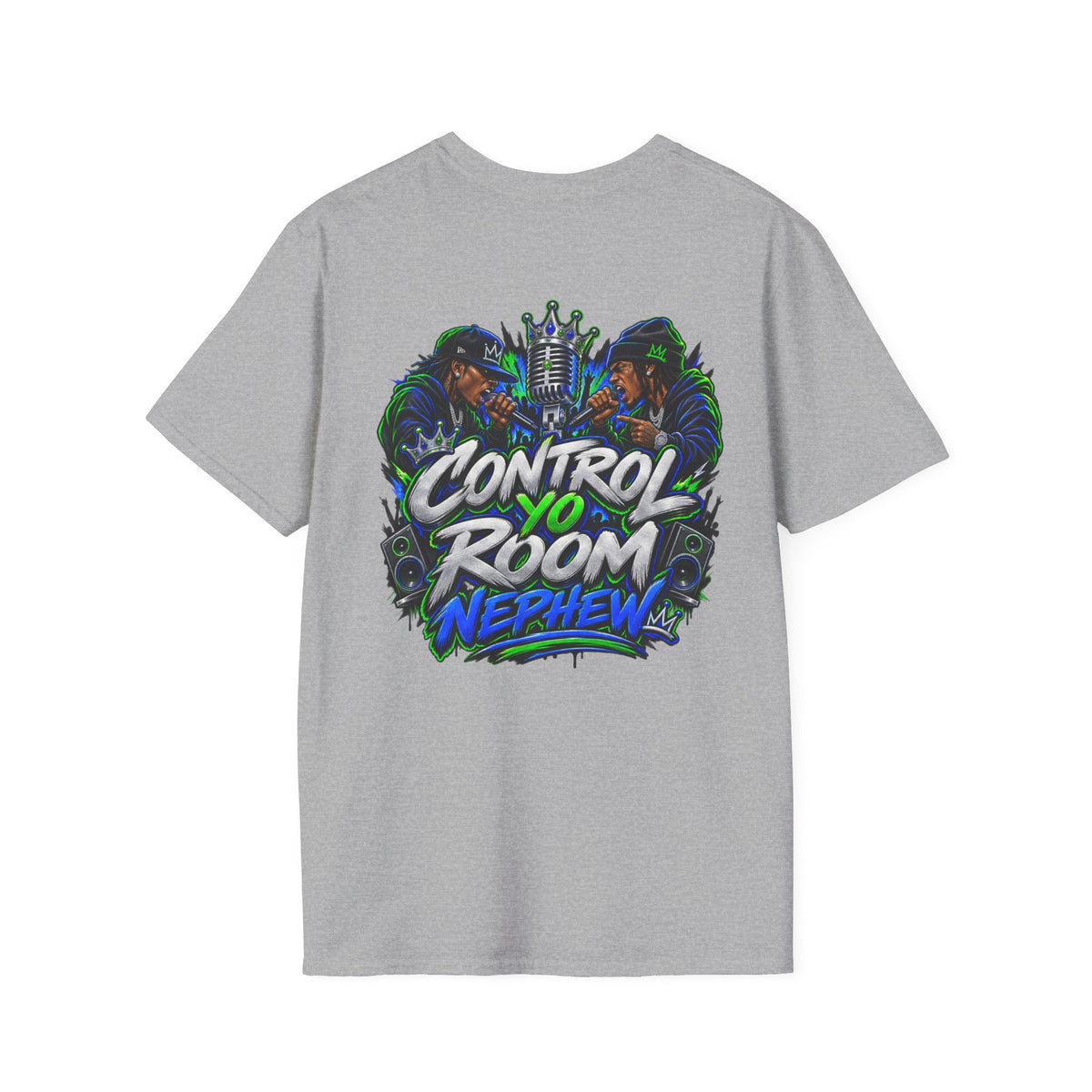 Control Room Vibes T-Shirt — Retro Neon Graphic Tee