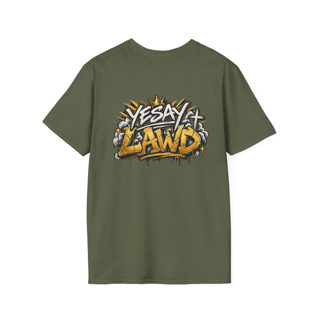 Skateboard Graffiti Chest Logo T-Shirt