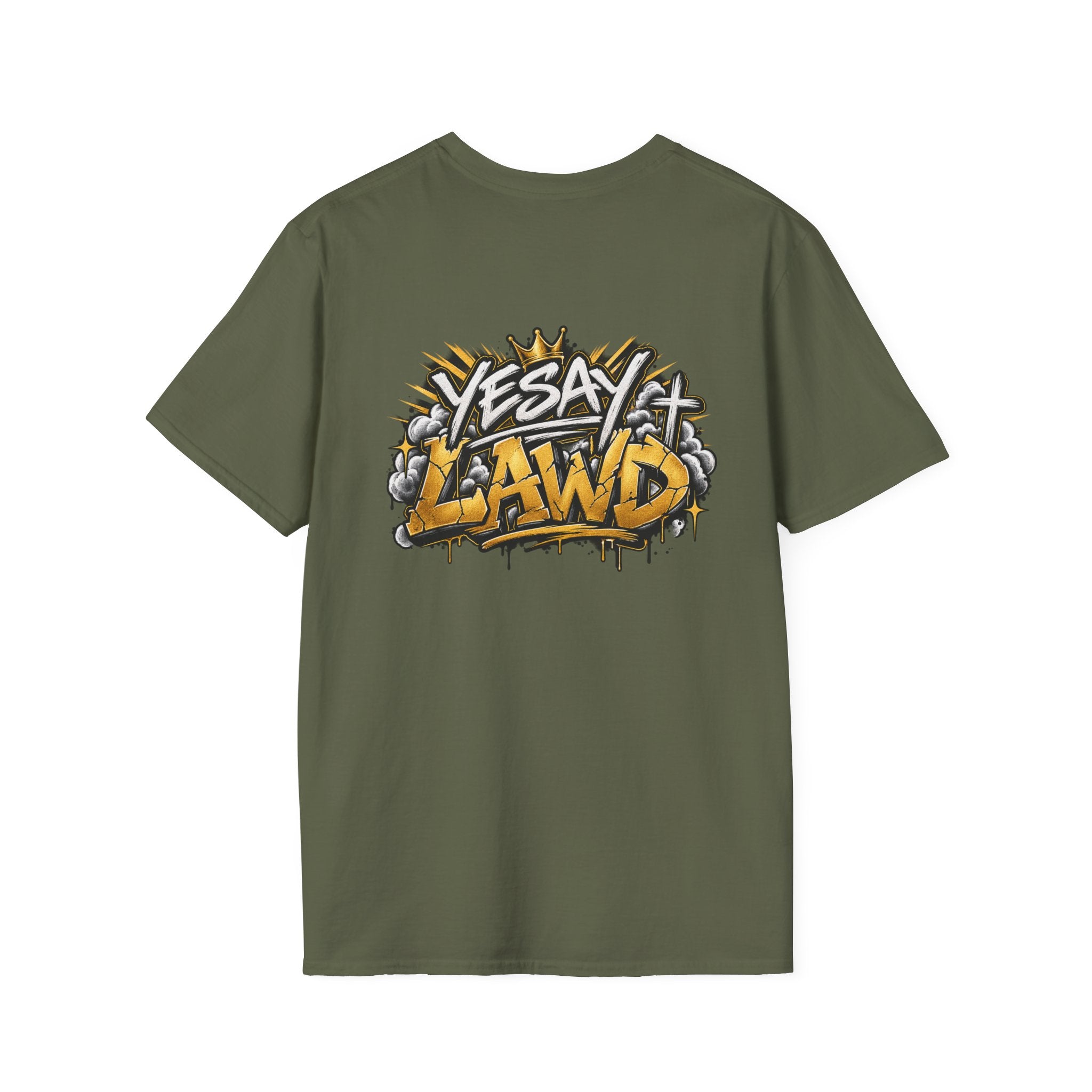 Skateboard Graffiti Chest Logo T-Shirt