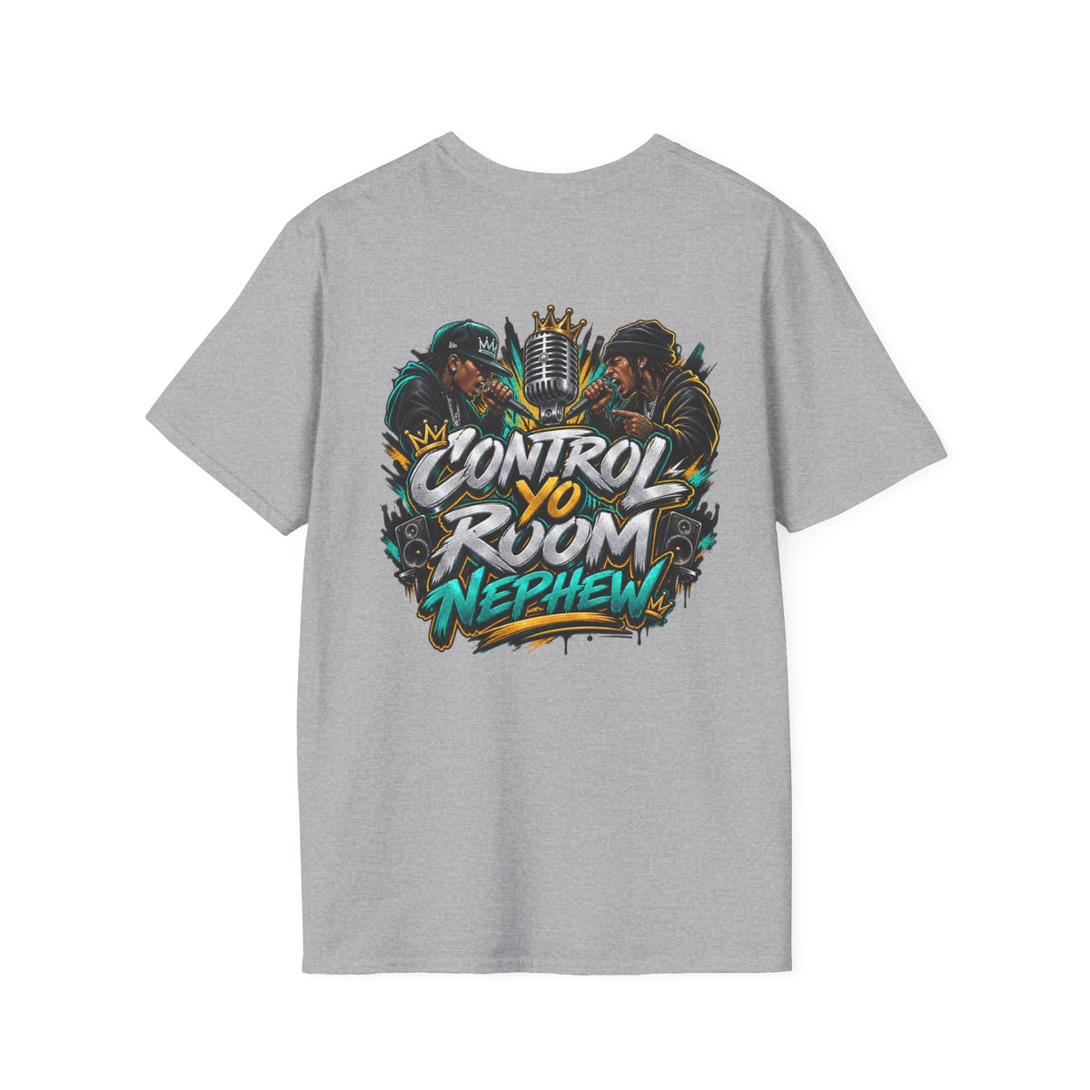 Control the Room Vibes T-Shirt — Graphic Pocket Logo Tee