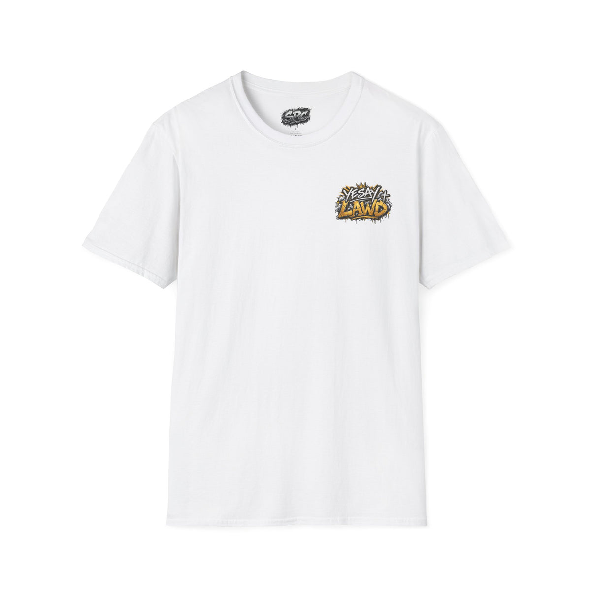 Skateboard Graffiti Chest Logo T-Shirt