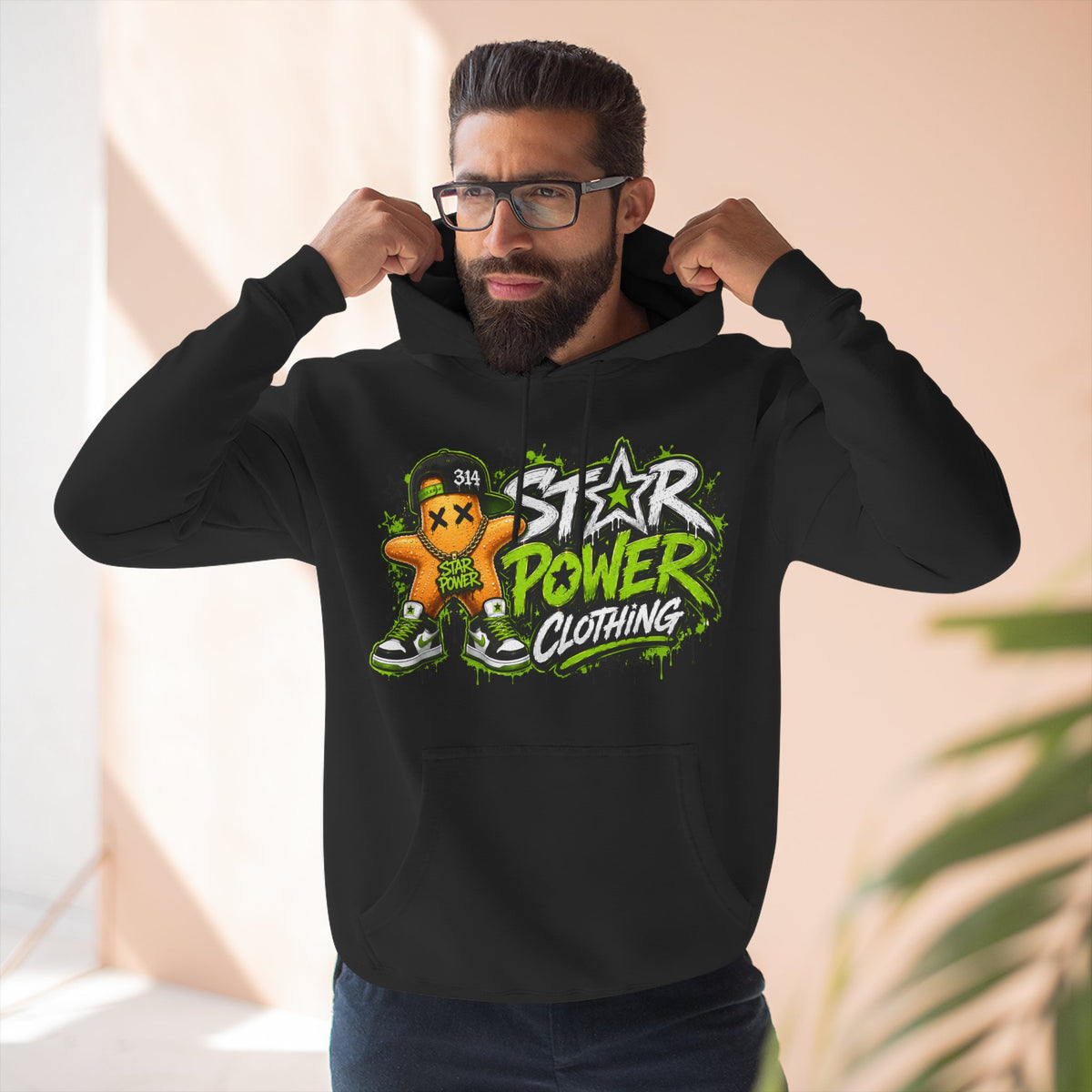 Star Power Clothing Graffiti Hoodie
