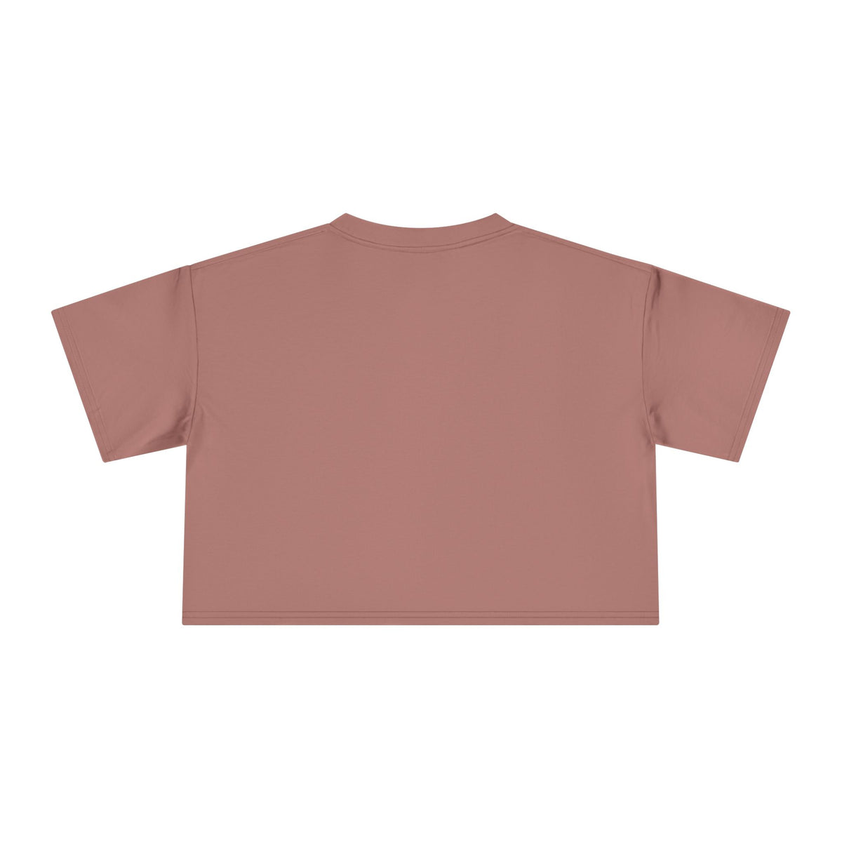 Nutty Postpartum Crewneck Crop Tee — "Nutty Postpartum" Graphic Women's Crop Tee