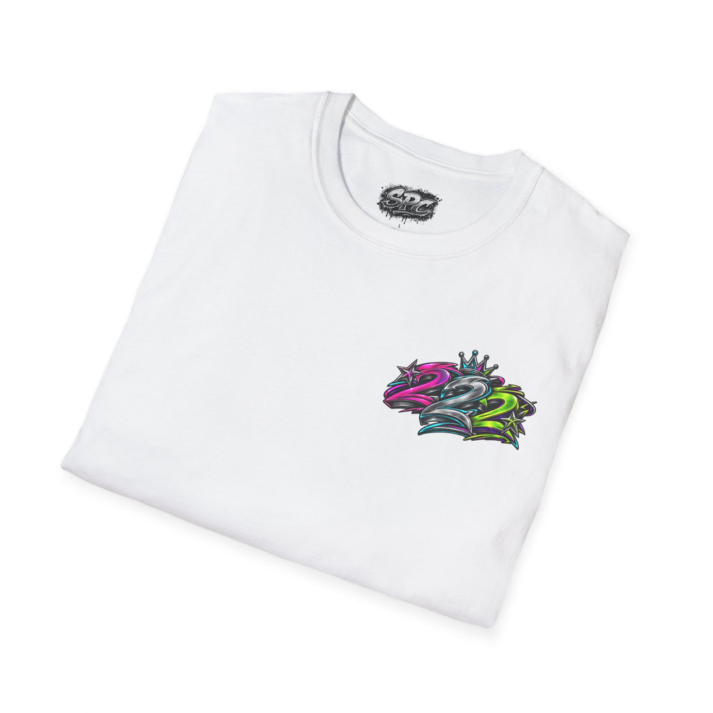 2022 Graffiti Crown T-Shirt — Street Style Retro Logo Tee