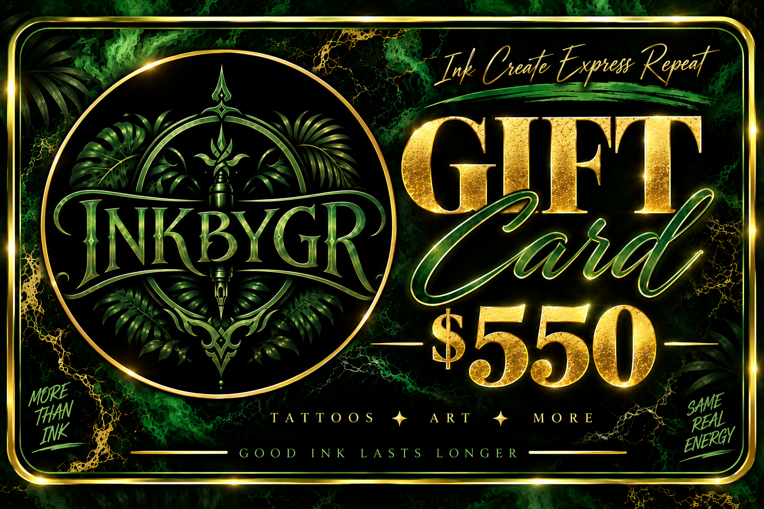 Gift Card $550.00